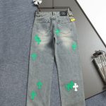 Chrome Hearts Jeans Red