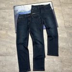 Burberry Jeans Red Genuine Leather Denim Spring Embroidery