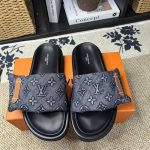 Louis Vuitton Canvas Slippers