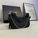 Prada Handbags Black High-End Quality