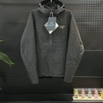 Archaeopteryx Outerwear Red Wool Polyester Softshell Fabric Woven Mature And Sophisticated Slim Fit