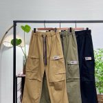 Jordan Cargo Pants Red Cotton Pure