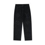 Louis Vuitton Pants Ash Jacquard Denim
