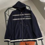 Gucci Outerwear Blue Cotton Snakeskin Embroidery Patch