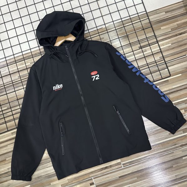Nike Outerwear Red Cotton Mesh Spring Summer Autumn Embroidery