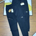 The North Face Work Pants Red Cotton Pure Piqu Easy To Match Autumn Patch Zippered Pocket