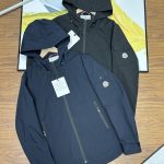 Moncler Outerwear Red Polyester Nylon Fiber Fabric Urban Style Sophistication Spring Autumn