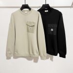 Moncler Hoodie Green Cotton Air