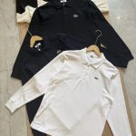 Lacoste Long-Sleeved Black Cotton Pure Piqu Clean Lines Spring Summer Autumn Winter And Slim Fit