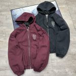 Stussy Outerwear Red Cotton Satin