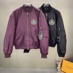 Balenciaga Outerwear Purple Cotton Mulberry Silk