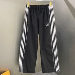 Balenciaga Trousers Red Polyester Mesh