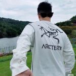 Archaeopteryx Long-Sleeved T-Shirt Red Knitted Fabric Autumn Winter Zippered Pocket