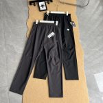 Descente Long Pants Red Autumn Zippered Pocket