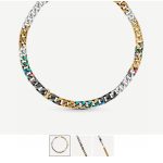 Louis Vuitton Necklace Red Lace Spring Summer Patch