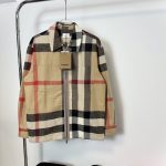 Burberry Coat Color Cotton Pure Wool Blend