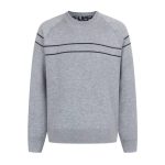 Dior Sweater Ash Cashmere Jacquard Knitted Fabric Simple And Elegant Autumn Winter Pattern