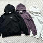 Acne Studios Hoodie Red Embroidery