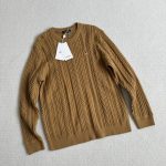Hazzys Jeans Red Cotton Wool Blend Cable Knit Autumn Winter And