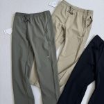 Lulu Lemon Long Pants Green Down Nylon Spandex Suitable For All Seasons Quick-Drying Outdoor Functionality Autumn Winter