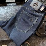 Loewe Jeans Red Cotton Long-Staple Denim Simple Business Luxury