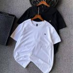 Tommy Hilfiger Short-Sleeved T-Shirt Red Cotton Long-Staple Mercerized Mulberry Silk Silky Smooth