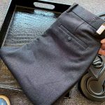 Zegna Trousers Cotton Xinjiang High-Quality Materials