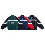 Adidas Outerwear Red Polyester Fiber Lace Autumn Embroidery Heavy Color Blocking