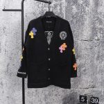 Chrome Hearts Long-Sleeved Shirts Red Silk Wool Silky Smooth Autumn Winter