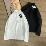 Descente Long-Sleeved Shirts Ash Polyester Spandex Quick-Drying Spring