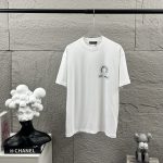 Chrome Hearts Short-Sleeved T-Shirt Black Cotton Spring Summer Hot Stamping