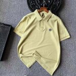 Fendi Short-Sleeved Shirt Red Cotton Long-Staple Jacquard Skin-Soft