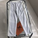 Moncler Sweatpants Black Cotton Pure Embroidery