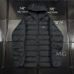Archaeopteryx Outerwear Red Goose Down Nylon Fabric Winter Embroidery Zippered Pocket