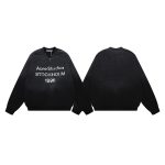 Acne Studios Outerwear Red Cotton Pure Soft Adhesive Retro Distressed Autumn Winter And Plastisol Printing