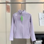 Descente Outerwear Blue Nylon Spandex Fleece Quick-Drying Sports Autumn Winter Slim Fit