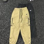 Descente Trousers Red Functional Outdoor Windproof Autumn Winter
