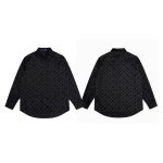 Louis Vuitton Long-Sleeved Shirt Red Jacquard