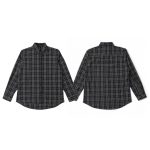 Balenciaga Long-Sleeved Shirts Red Down Streetwear