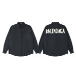 Balenciaga Long-Sleeved Shirts Yellow Down Streetwear