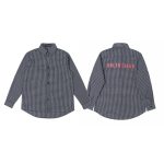 Balenciaga Long-Sleeved Shirts Red Down Streetwear