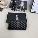 Saint Laurent Wallet Ash Lace Understated Luxury