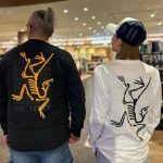 Archaeopteryx Long-Sleeved Shirts Black Cotton