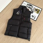Ralph Lauren Outerwear Red Duck Down Nylon Winter Embroidery