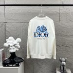 Dior Long-Sleeved Black Simple And Elegant Autumn Winter Early Patch