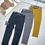 Archaeopteryx Trousers Red Spandex Quick-Drying Spring Autumn Slim Fit Adjustable Waistband