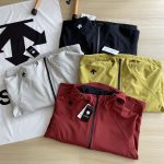 Descente Coat Red Fleece Autumn