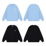 Acne Studios Outerwear Red Wool Merino Blend Down Autumn Winter Embroidery 3D Logo