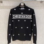 Dior Sweater Ash Wool Blend Easy To Match Winter