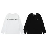Calvin Klein Long-Sleeved T-Shirt Red Cotton Pure